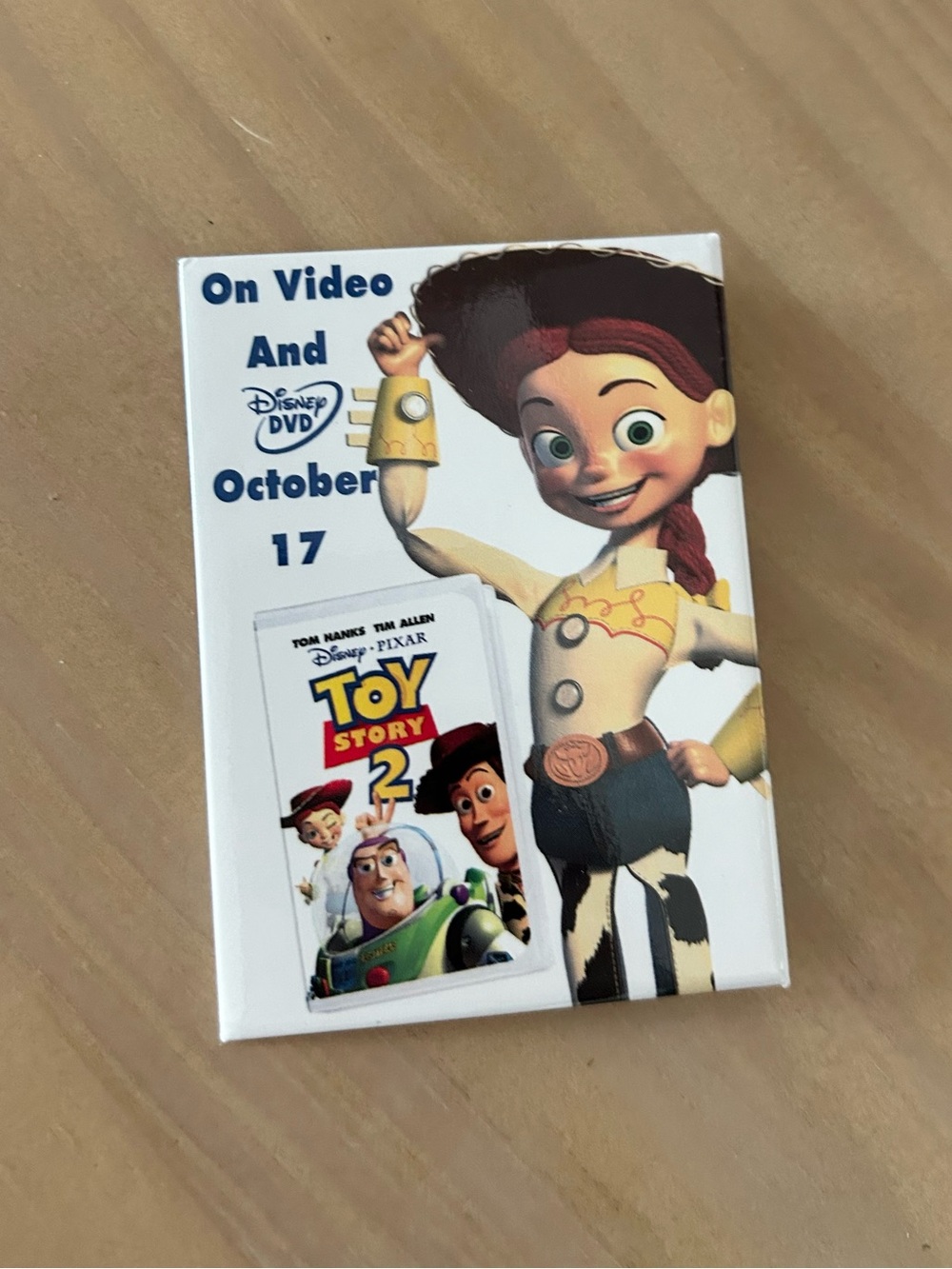 Vintage Disney Toy Story 2 Jessie Promo Pin Video DVD 2000 Collectible